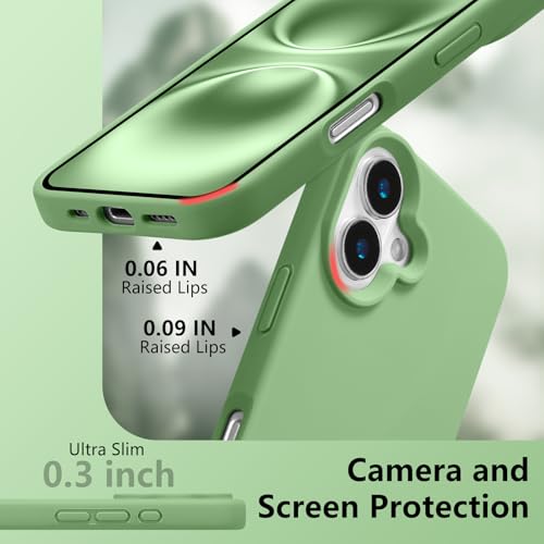 Coque iPhone 17 Magsafe silicone matcha protection antichoc fine - 5