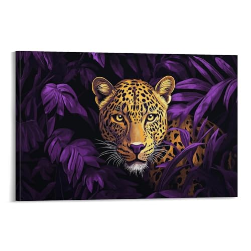 Poster guépard grand format décoration murale de chambre