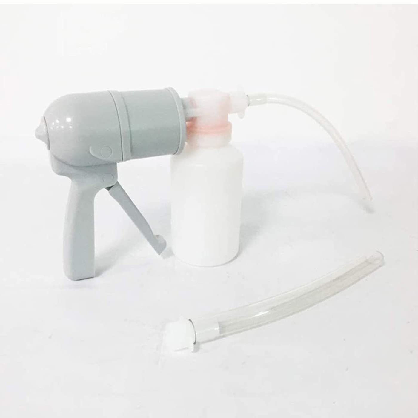 Pompa di aspirazione manuale portatile, dispositivo di secrezione di muco portatile per anziani e bambini, kit di terapia domestica per espettorato e catarro