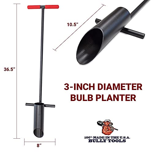 Bully Tools 92302 3-Inch Diameter Bulb Planter With Steel T-Style Handle #TOP5