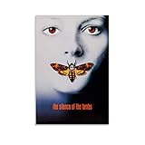 Classic Popular Movies The Silence of The Lambs Vintage Movie Poster 1 Poster Decorative Painting Canvas Wall Art Living Room Decor Posters Bedroom Painting 12x18inch(30x45cm)