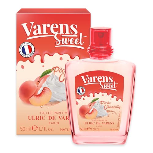 ULRIC DE VARENS - Eau de Parfum Varens Sweet Pêche Chantilly - Gourmand, Fruité, Pêche, Lacté - Parfum Femme - Vaporisateur - Made in France - 50 ml