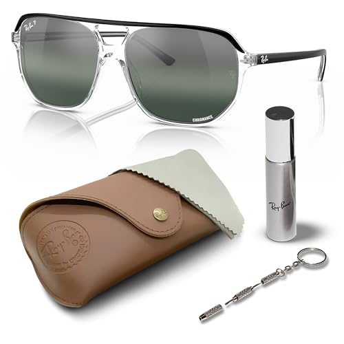 Ray-Ban RB2205 BILL ONE Square-Round Shaped Sunglasses for Men & Women with Official RAYBAN Eyewear Kit