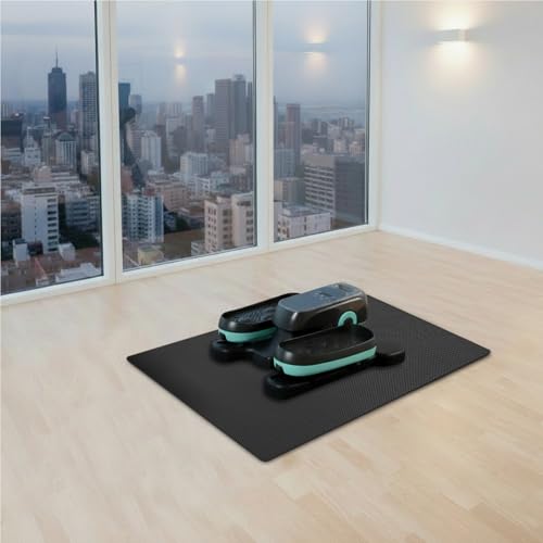 Image of Anti Slip Mat,Anti Vibration Exercise Equipment Mat for Elliptical,Stepper
