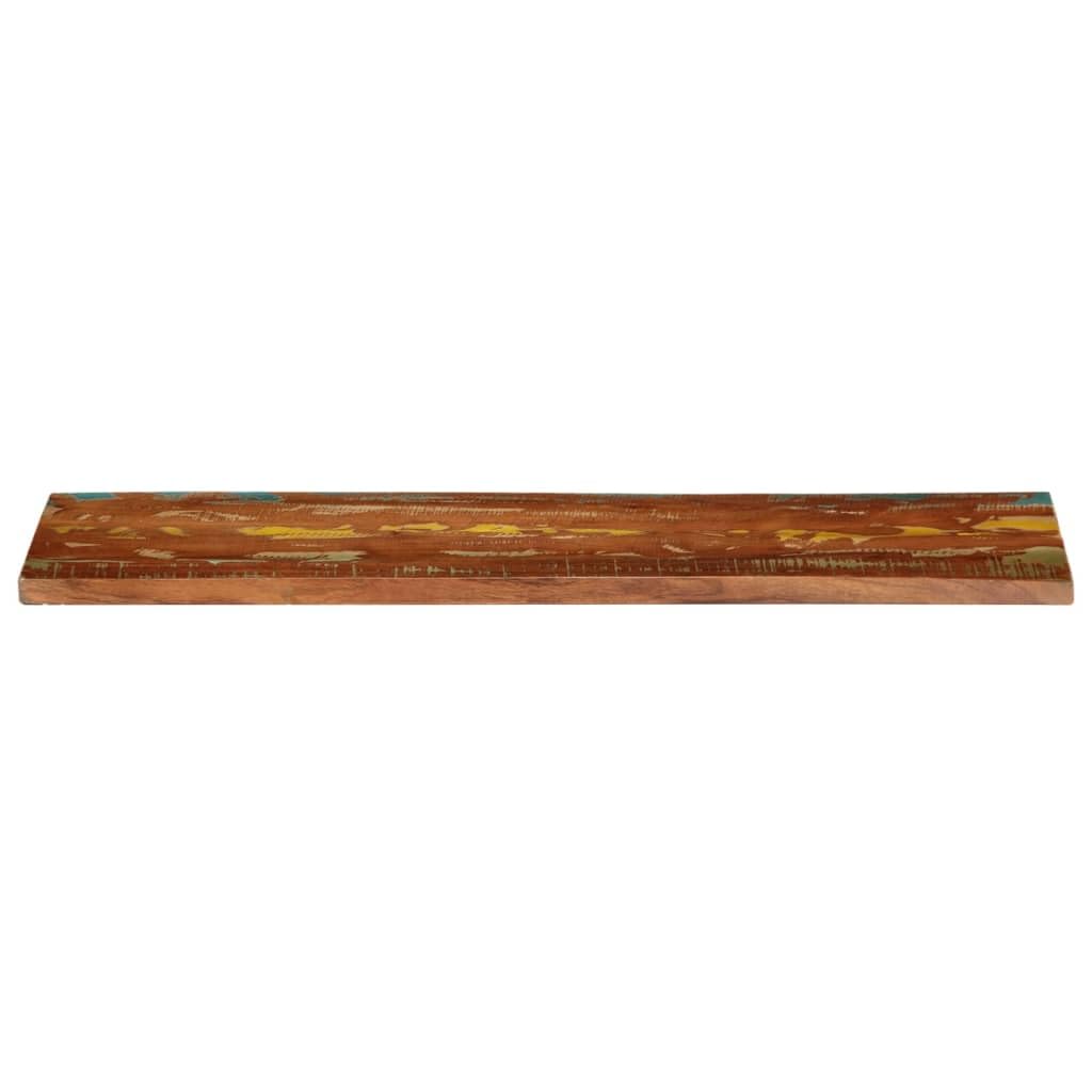Générique Rechteckige Tischplatte, 110 x 30 x 3,8 cm, aus Massivholz, rustikale Ersatzplatte, glatte Oberfläche, leicht zu reinigen mit einem feuchten Tuch, Stück
