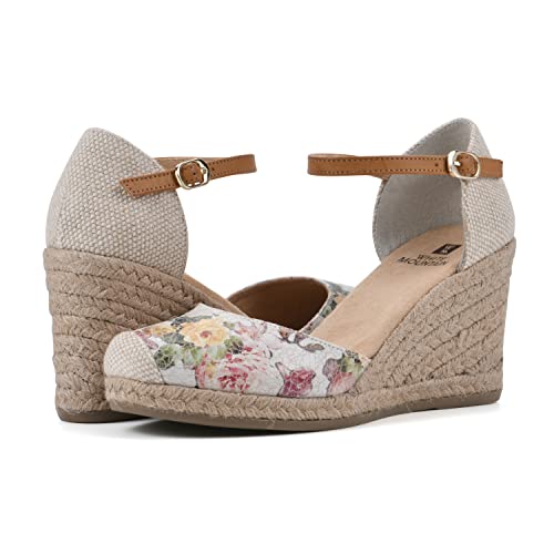 Image of WHITE MOUNTAIN Women's Mamba Espadrille Wedge Sandal