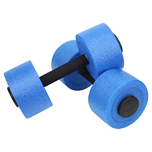 QERLONG Water Fitness Dumbbells Barbells for Swimming Strength Training Blue
