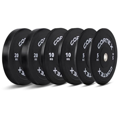 CORTEX 70kg Black Series V3 Bumper Plate Set