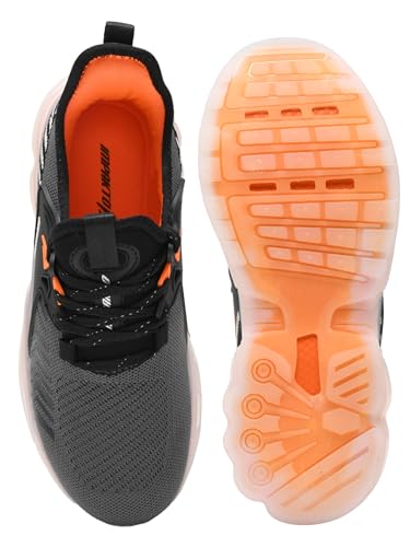 Image of Impakto Alpha Step Men Running Shoes | Lightweight & Breathable | Sport Shoes for Travel & Workout | Cushioned Insole for Comfort | Skid Resistant