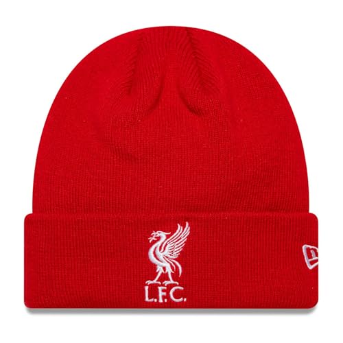 Bonnet New Era Core Cuff FC Liverpool Rouge pour protéger vos oreilles du froid