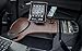 AutoExec Reach Desk Back Seat Car Desk for Your Vehicle Workstation and Mobile Office, Mahogany, with 400 watt Power Inverter, Phone Mount, Tablet Mount and Suction Phone Mount