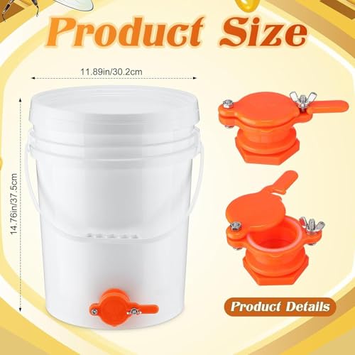 Récipient portable pour du miel de 20L évitant les coulures - 3
