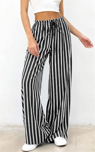 Pantalon confortable à taille haute pour affiner la silhouette
