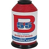 BCY B55 Bowstring Material 1/4 lb Red