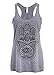 Hand der Fatima Hamsa Hand Yoga Damen T-Shirt Top mit Racerback – Gr. XL