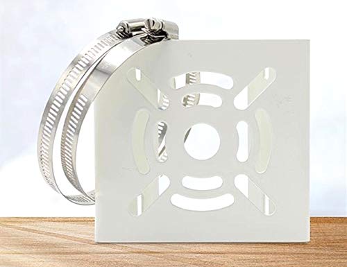 BeElion Universal Vertical Pole Camera Mount Adapter with 2 Loops, Wall Mounting Loop Bracket for CCTV Security Camera PTZ Dome