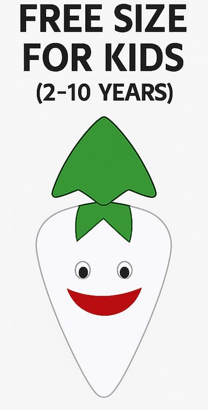 Image of FancyDressWale Fruit & Vegetable Fancy Dress Costume for Kids | Free Size 2-10 Years | School Fancy Dress, Stage Shows, Theme Parties