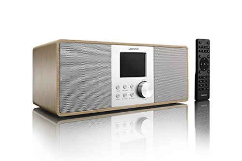 Internetradio Digitalradio DIR-200 WLAN mit DAB/DAB+ und UKW-Tuner, Radiowecker (7 cm TFT Farb-Display, 2 Weckzeiten, AUX-Eingang, Line-Ausgang,