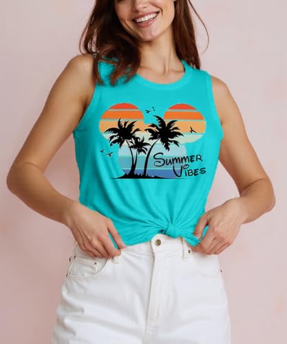 Image of Vacay Mode T Shirts for Women Summer Beach Hawaii Vacation Short Sleeve Tops Holiday Cruise Getaway T Shirts
