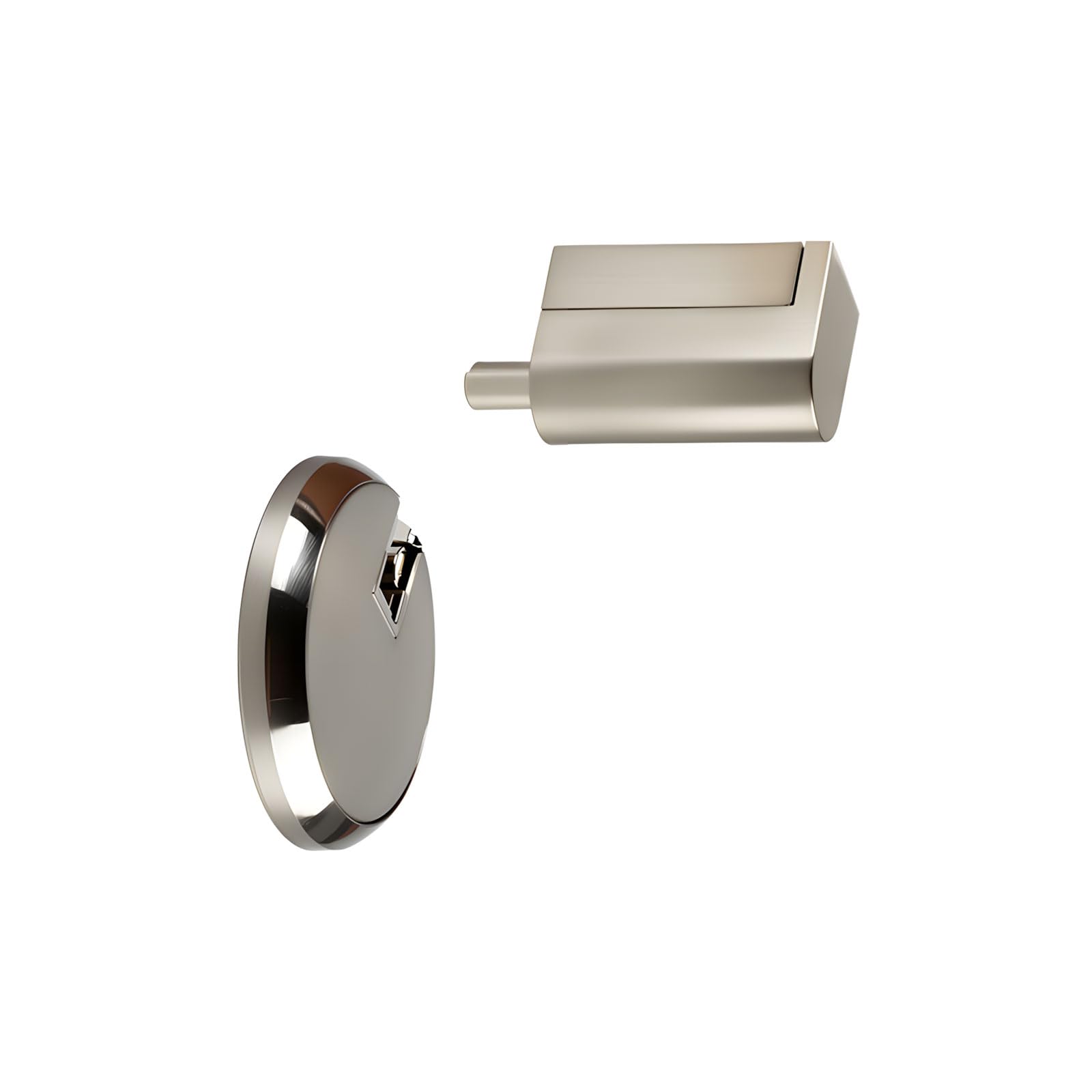 Tsophreniq Silver Innovative Hole Complimentary Door With Built In Sound Reducing Feature Scratch Proof Door Guard
