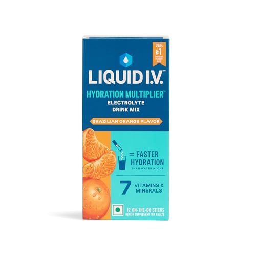 Why Hydration is Key for a Healthy Body 8 Liquid I.V. Hydration Multiplier - Brazilian Orange| Electrolyte ...