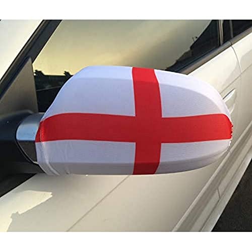 AUSSENSPIEGEL FLAGGE ENGLAND 2 stück - ENGLISCHE Autospiegelfahne - Spiegel Car cover spezielle Auto AZ FLAG
