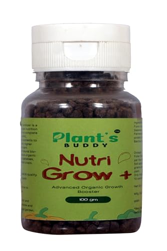 Image of PLANT'S BUDDY Nutri Grow+ Advanced Organic Plant Fertilizer for Plants Home Garden | Complete NPK Nutrition with Micronutrients with Humic, Fulvic & Seaweed Extract | Plant Growth Fertilizer - 100g
