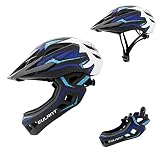 ONTYZZ Kids Bicycle Helmet Kids Adjustable Safety Full Face Helmet Lightweight Toddler Mountain Full