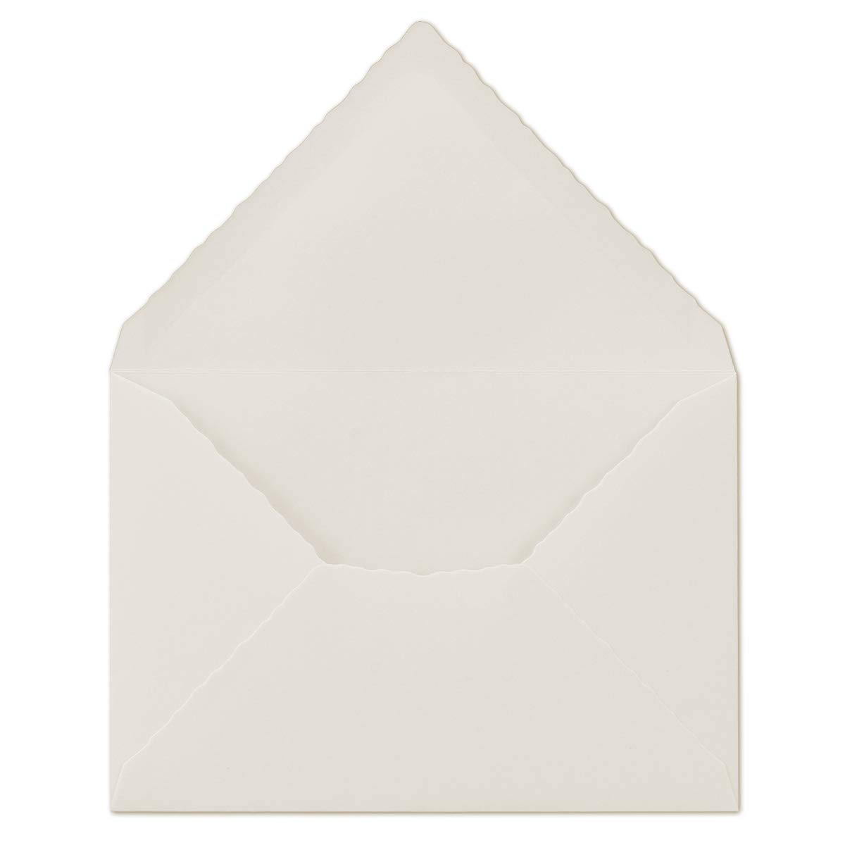 DIN C6 Envelopes with Scalloped Edge 106 x 156 mm 110 g/m² - Image 2