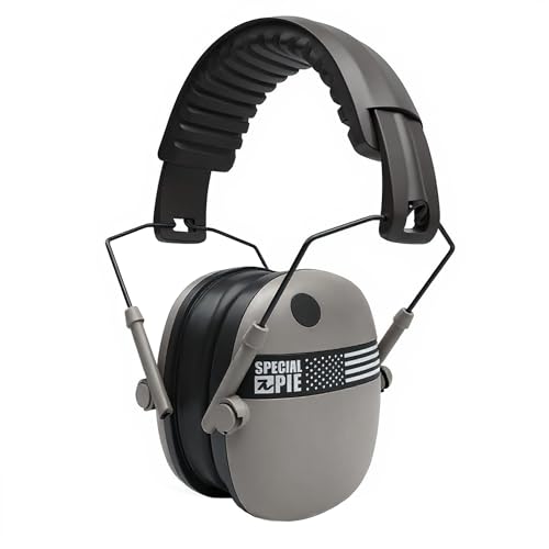 Noise Cancelling Ear muffs for Kids, SNR 26dB Hearing Protection Headphones, Safety Ear Protection for Concerts/Fireworks/Landscaping - Gray
