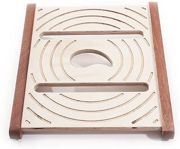 Ruach Imagine Series Pedalboard for Guitar Effects Pedals, Mahogany (Size 2)