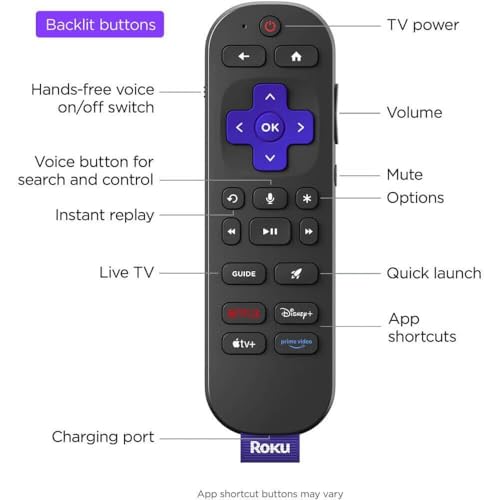 Image of Roku 75R8C5KIT1 75 inch Class Pro Series 4K QLED Mini LED Smart TV Dolby Vision HDR10 Plus 120Hz WiFi Voice Remote HDM