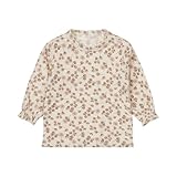 Cute long-sleeve T-shirt from Dirkje. This off-white shirt is for girls and features an all-over print. It is part of Dirkje's organic cotton collection.