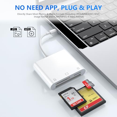 Lecteur de carte SD pour iPhone résolvant le manque d'espace iPad