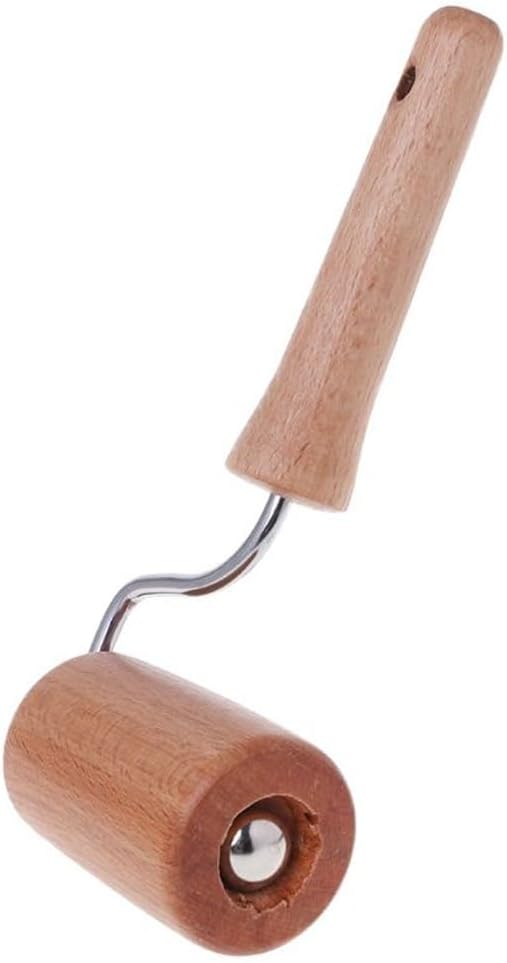 L Shaped Wooden Rolling Pin Hand Roller for Pastry Fondant Biscuit Dough Chapati Pasta Bakery Pizza Kitchen Tools