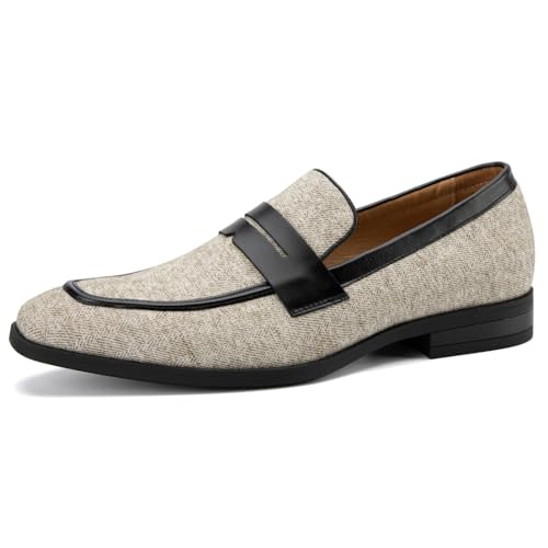 Image of JITAI Mens Velvet Loafers Dress Shoes Loafers for Men Tuxedo Suit Shoes