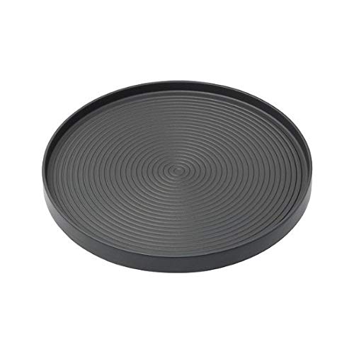 Stöckli Piastra per griglia e crêpe in alluminio pressofuso antiaderente, utilizzabile su entrambi i lati, con spargitore per impasto, diametro 24 cm, 0082.01