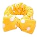 Produktbild Lubier 1Stück Haarband Damen Schminken Bowknot Stirnband Make up Kosmetik Haarband Superweiches Stirnband Dusche Gesichtsreinigung Gelb