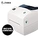 ZEBRA GC420t Thermal Transfer Desktop Printer Print Width of 4 in USB Serial and Parallel Port Connectivity GC420-100510-000