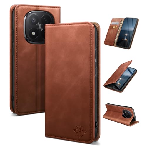 Étui cuir Xiaomi Redmi Note 14 Pro 5G : protection élégante à rabat