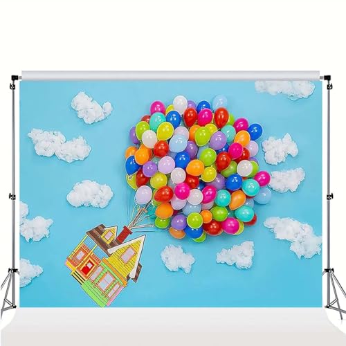 Fondo de fiesta con globos de 2.1x1.5 m de vinilo miniatura 4