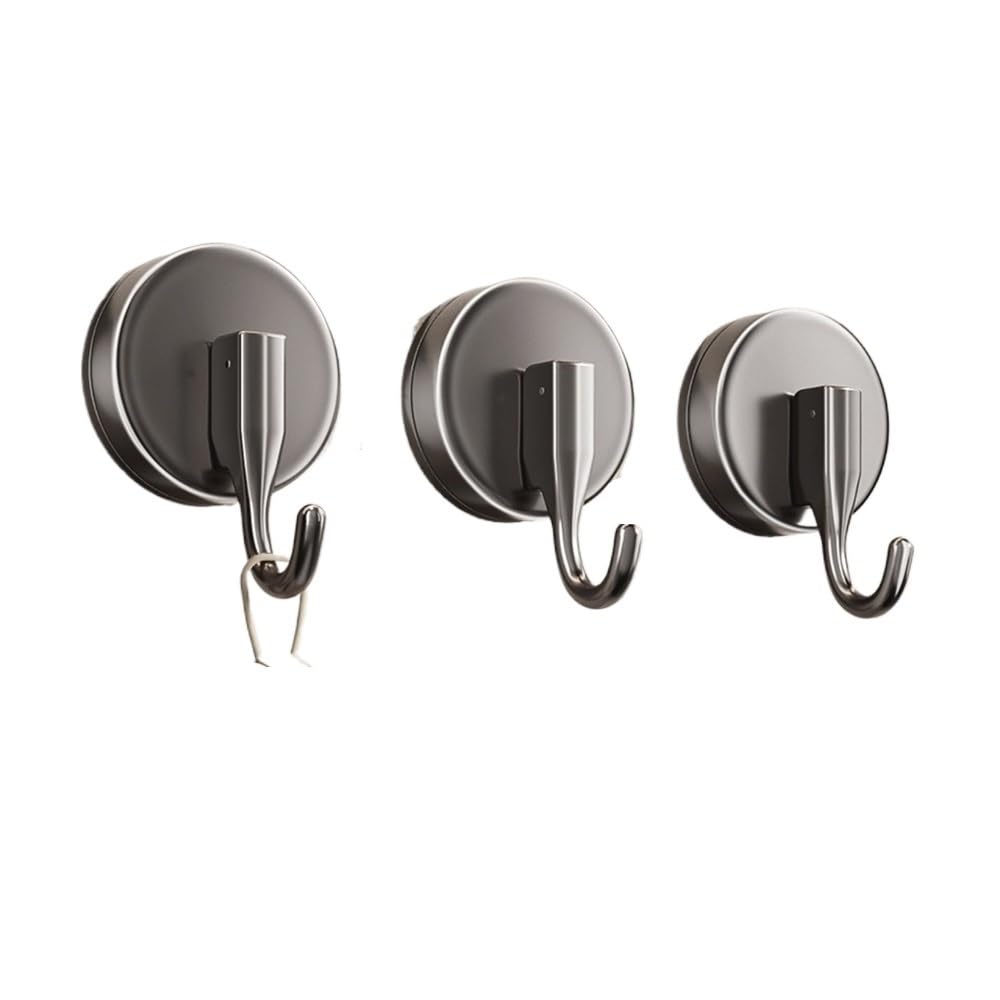 Hgniang No Need to Drill Suction Cup Door Rear Hook Strong Load-Bearing, Kitchen Bathroom Adhesive