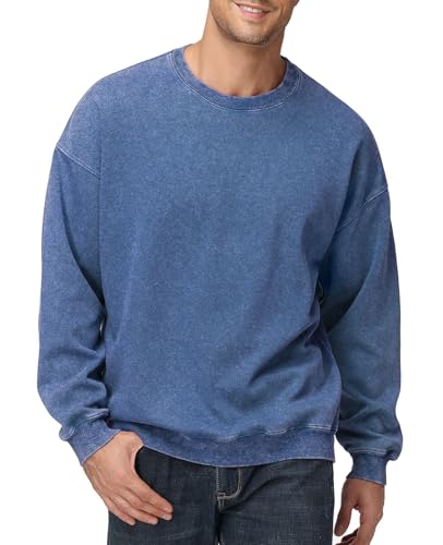 Mens Hoodies Pullover Oversized Hoodie Plush Cotton Hooded Couples Vintage Trendy Washed Streetwear Sweatshirt