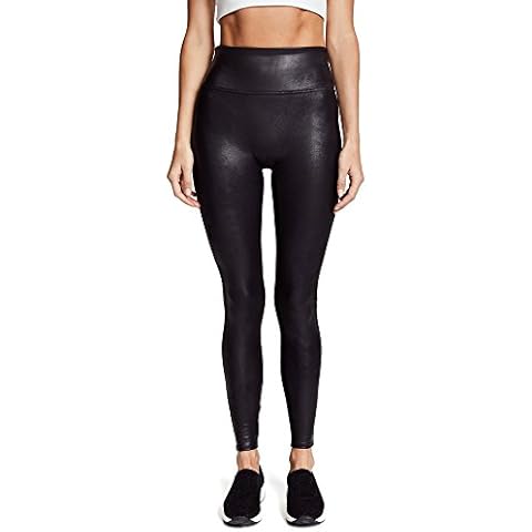 Spanx Women's 2437-black-l Leggings, Black (Black Black), 16-18 UK (Size: Large) Cover