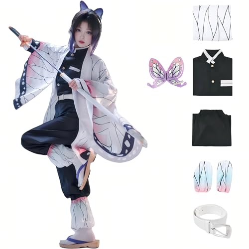 Kochou Shinobu cosplay costume halloween tenue kimono japonais enfant adulte