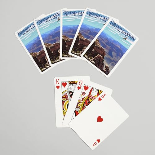Lantern Press Naipes Poker Gran Cañón 52 Cartas miniatura 7