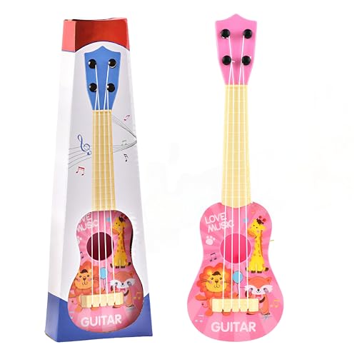 Guitare pour enfants, 26 cm, ukulélé, guitare, jouet pour enfants, mini guitare, ukulélé, jouet musical, mini guitare, jouet éducatif pour tout-petits,...