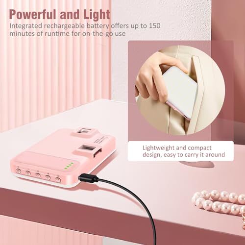 Image of ALTSON 60 LED Portable Selfie Light Video Conference Lighting with Clip & Camera Tripod Adapter Rechargeable 2200mAh CRI 97+, 9 Light Modes for Phone iPhone Webcam Laptop Photo Makeup