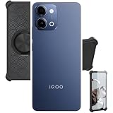 Case Compatible for vivo T5 Lite 5G Phone Case Cover [with 1* Tempered Glass Screen Protector] Hybrid Case[360°Ring Support, Magnetic] CX-25-HEI