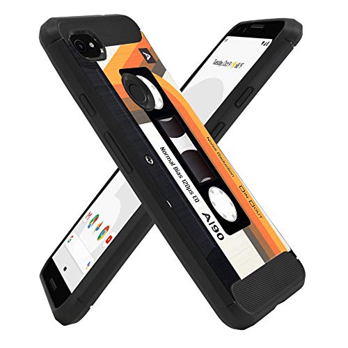 Casesondeck Case Compatible With [Google Pixel 3A Xl (2019)] Pictorial Patterned Tpu Design Case Flexible Slim And Elegant (Retro Cassette) #TOP4